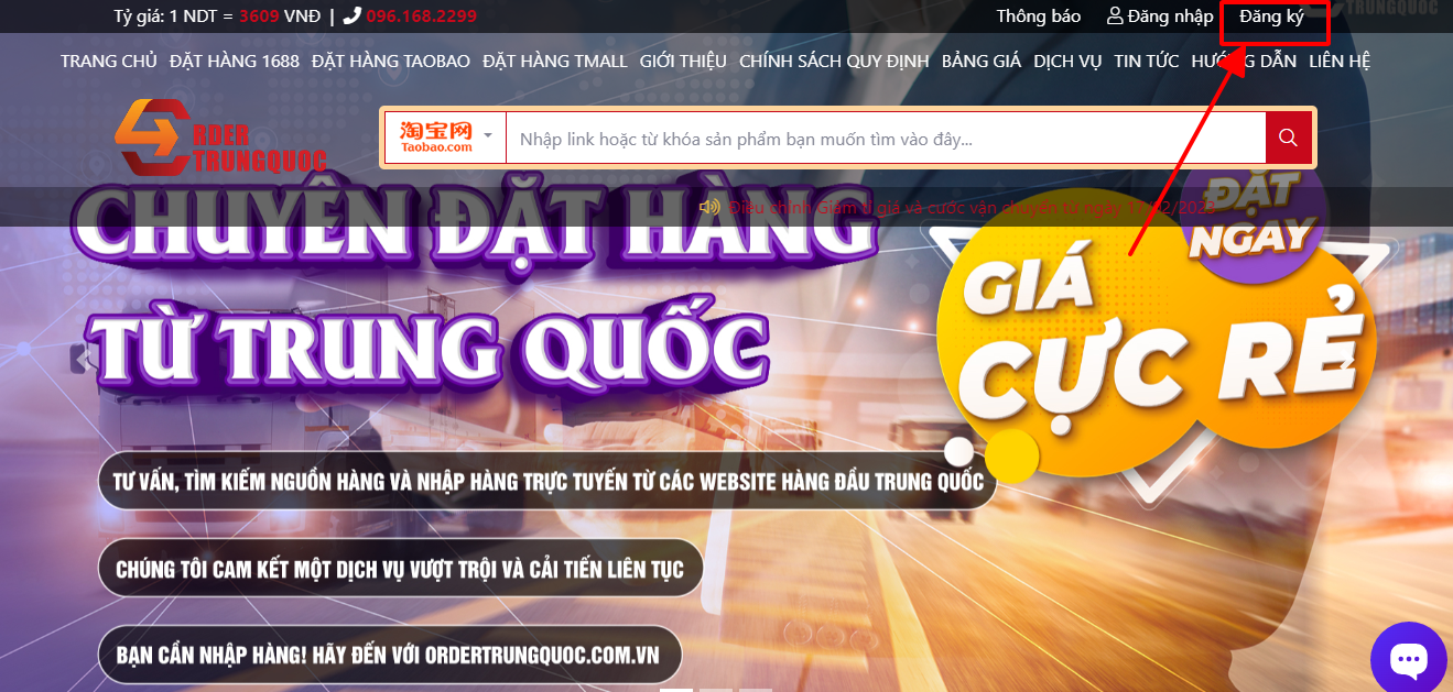 Hướng dẫn đăng ký tài khoản order trung quốc Hướng dẫn đăng ký tài khoản order trung quốc