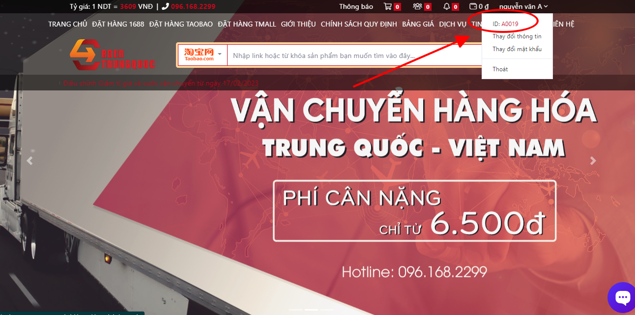 Hướng dẫn đăng ký tài khoản order trung quốc Hướng dẫn đăng ký tài khoản order trung quốc