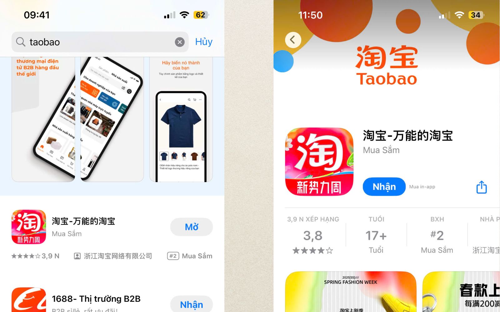 Cách đặt hàng trên Taobao qua điện thoại Cách đặt hàng trên Taobao qua điện thoại