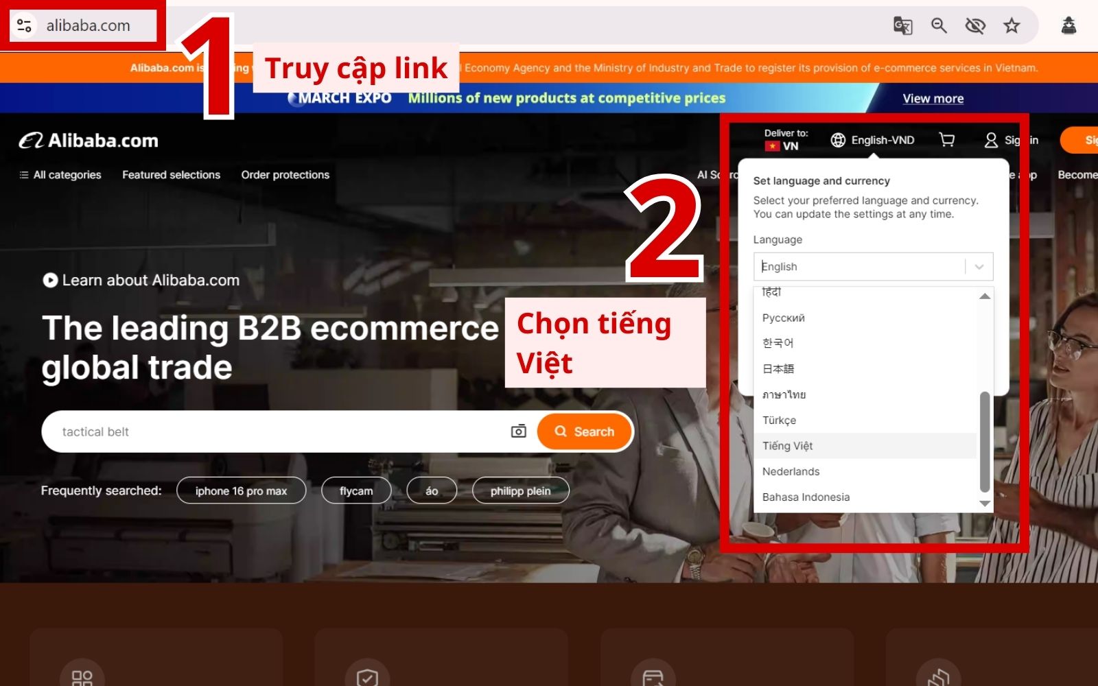 Hướng dẫn cách tự mua hàng Alibaba không qua trung gian
