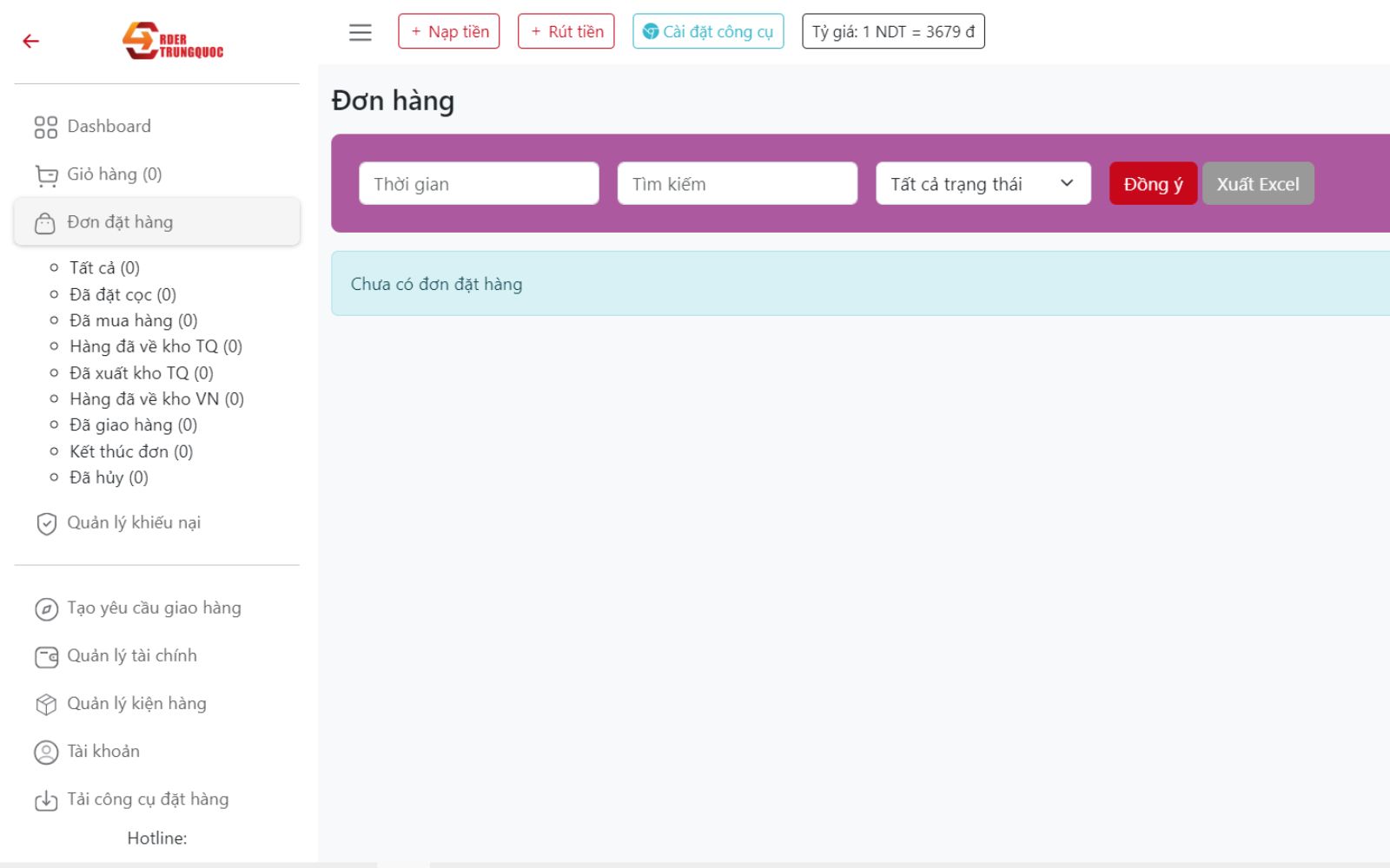 Cách theo dõi đơn hàng Alibaba qua công cụ đặt hàng trung gian