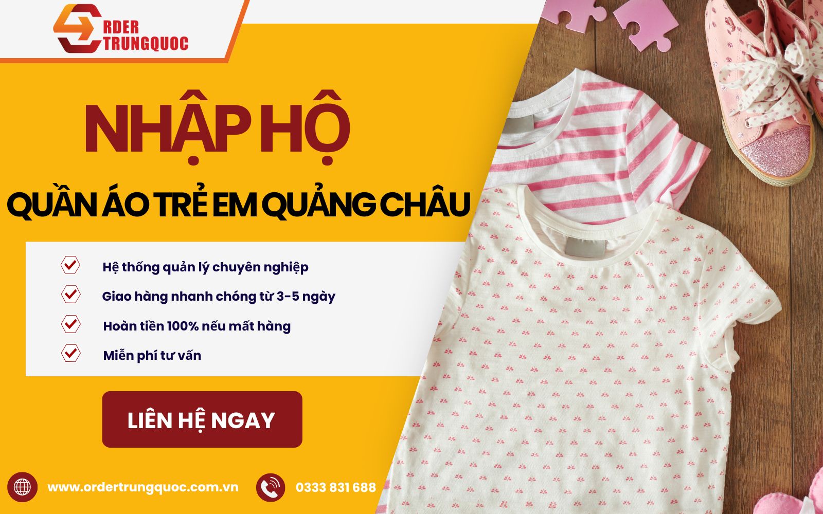 Order Trung Quốc chuyên nhập hộ quần áo trẻ em Quảng Châu giá rẻ Order Trung Quốc chuyên nhập hộ quần áo trẻ em Quảng Châu giá rẻ